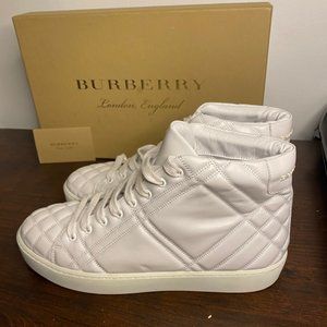 Women's Westford Quilted Burberry High Top Sneaker